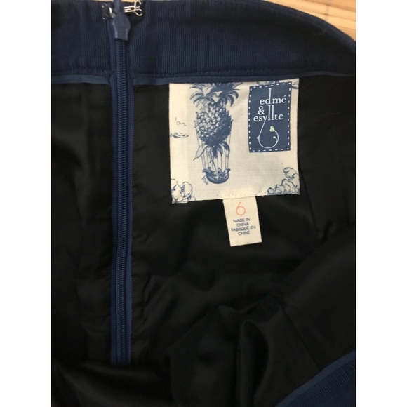 🌶 Anthro Wall Street Paisley Corduroy Skirt - Picture 8 of 8